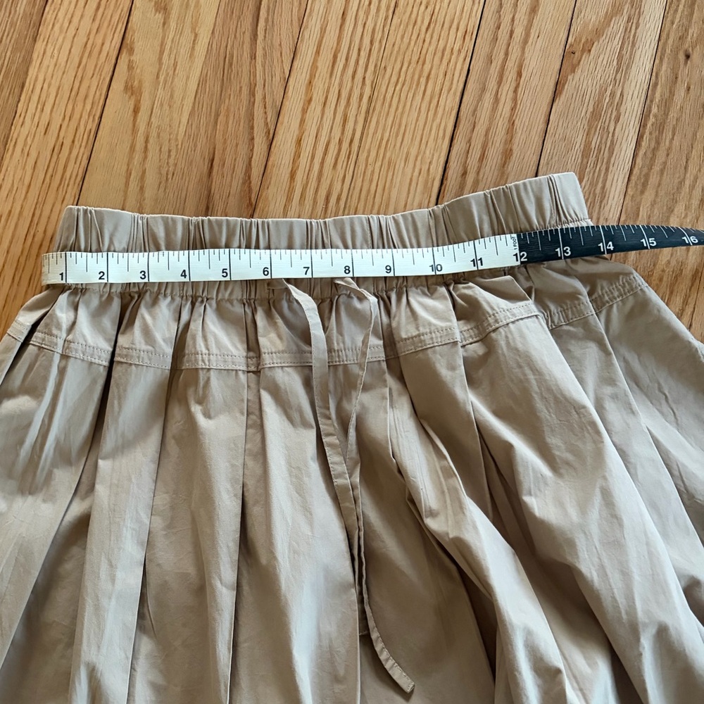 Panier Drawstring Waist Pleated Skirt - Picture 6 of 7